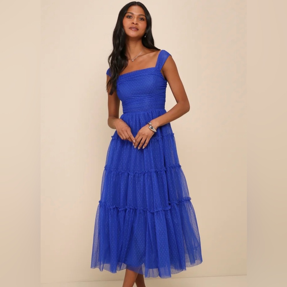 Lulu's Royal Blue Maxi Dress